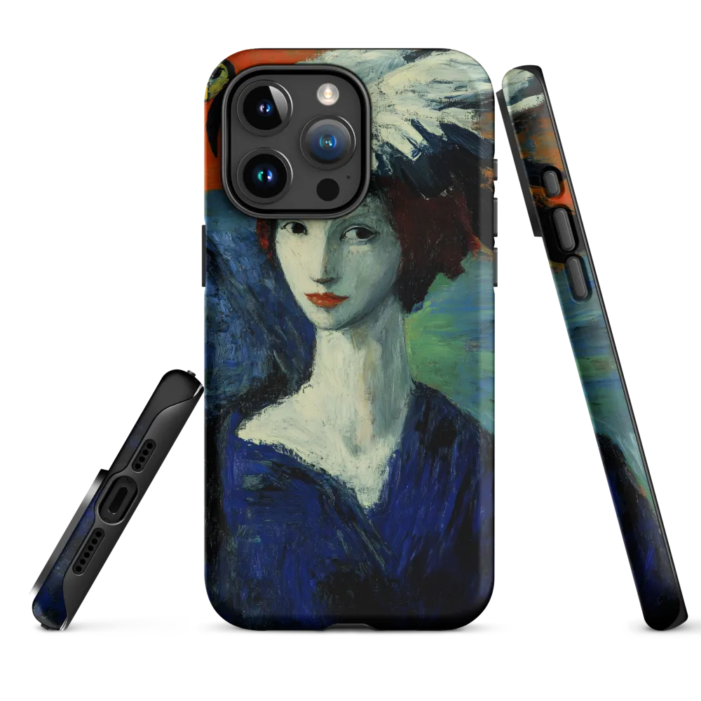 Woman with Bird Headdress | Phone Case