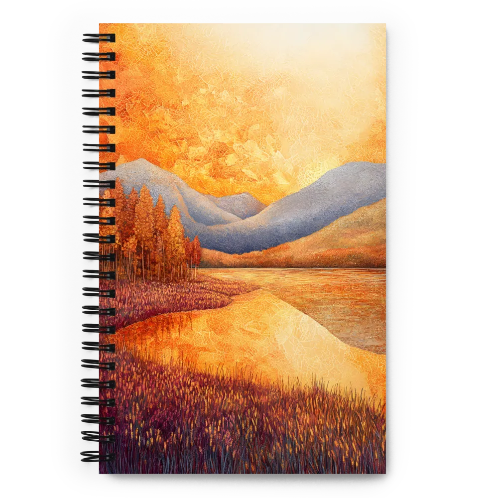 Golden Hour Peaks 
 Spiral Notebook | 140 pages