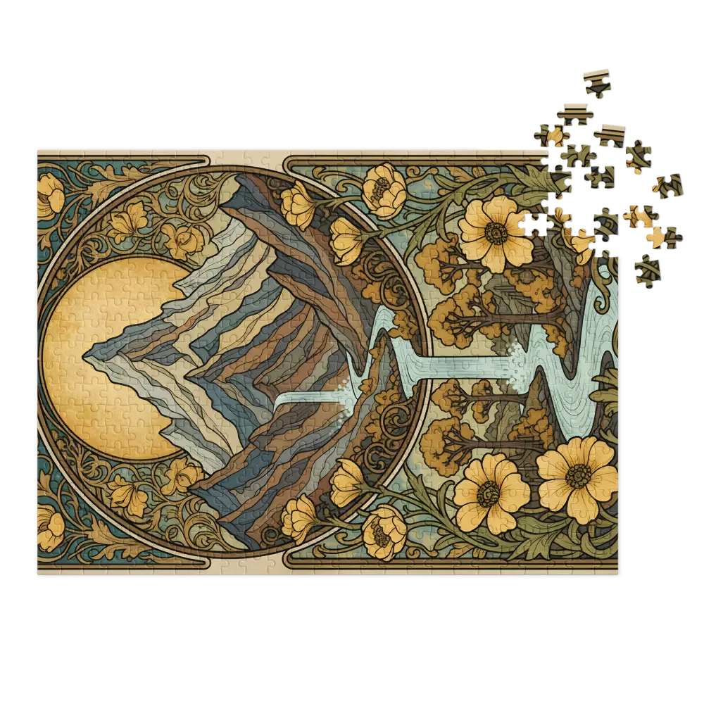 Art Nouveau Mountain Flow