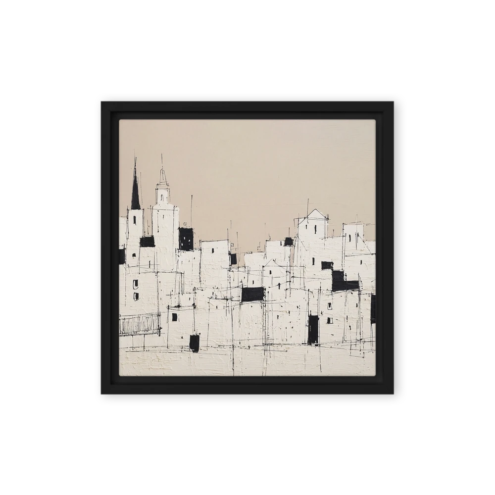 White Architectural Horizon | Art Print