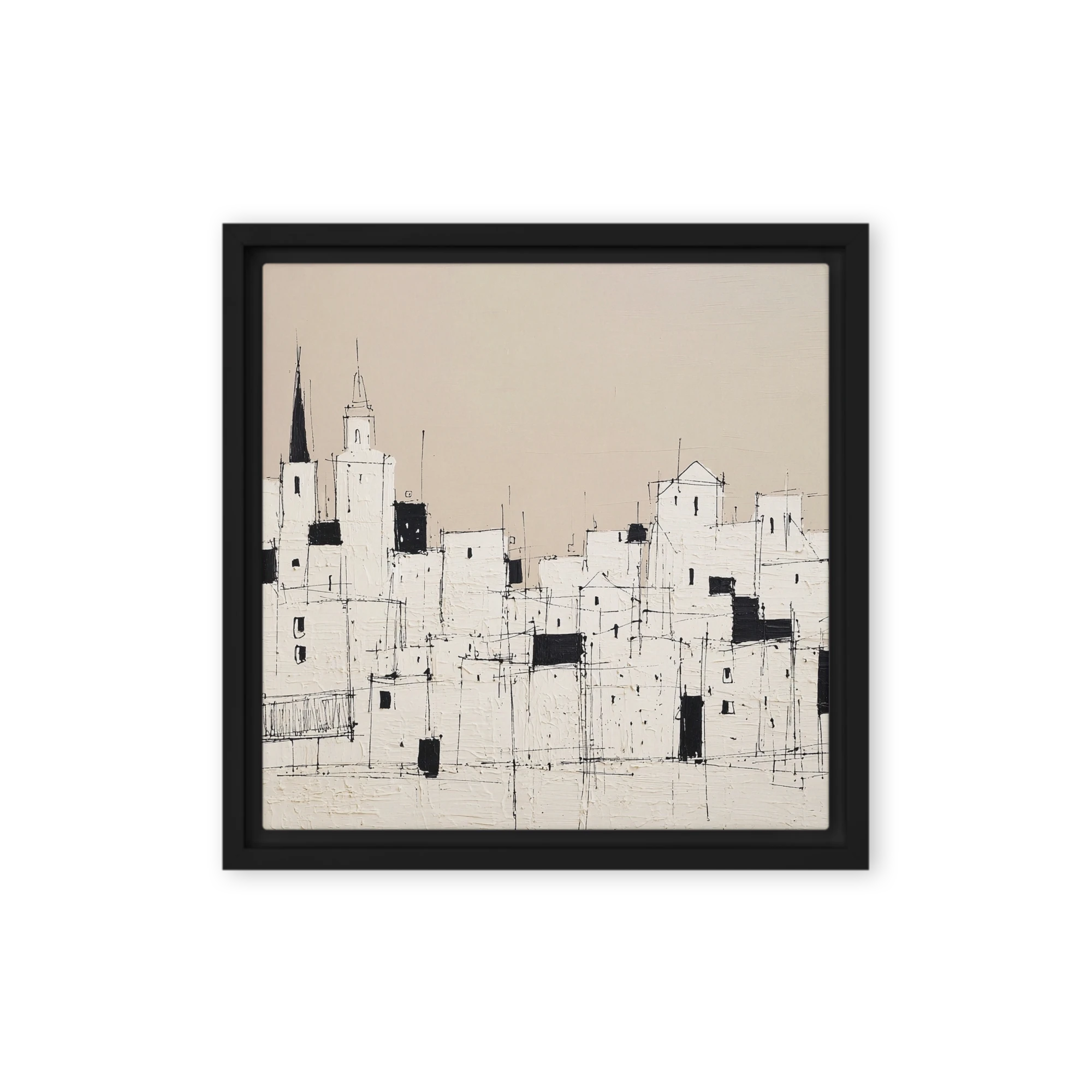 White Architectural Horizon | Art Print