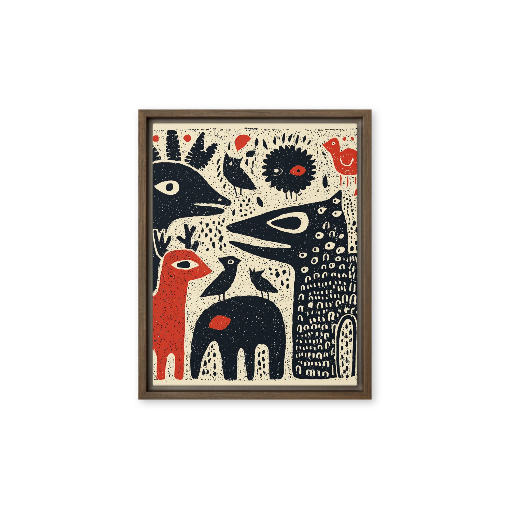 Primitive Forest Creatures | Art Print