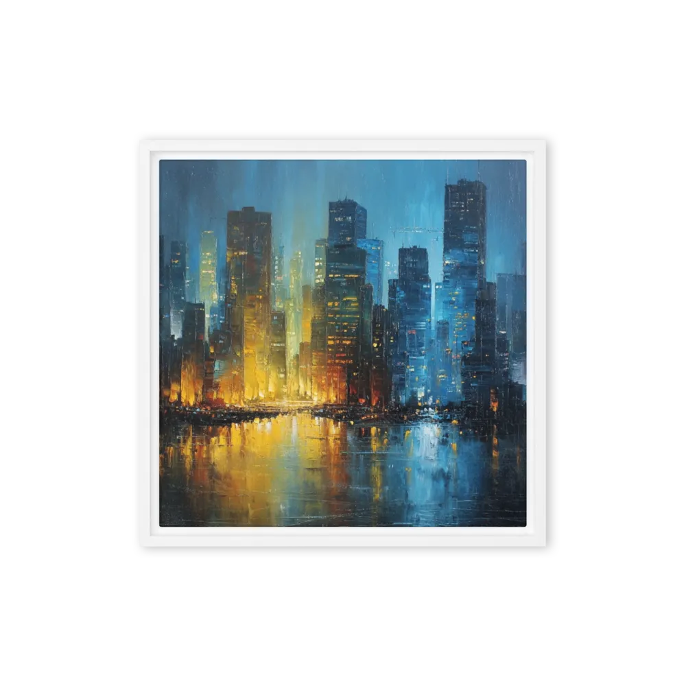 Nocturnal Symphony 
 Poster with Black Frame | 14″x 14″