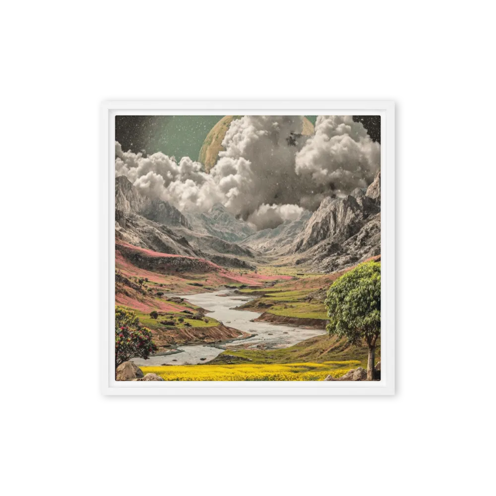 Cosmic Valley 
 Canvas | 8″x 8″