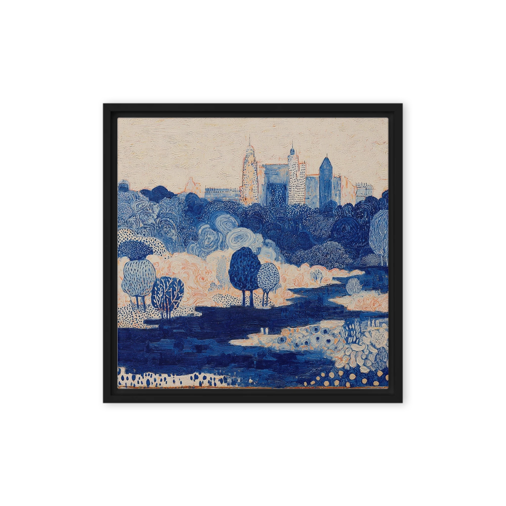 Blue City Parkland | Art Print