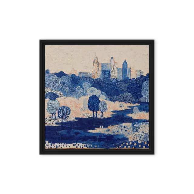 Blue City Parkland | Art Print