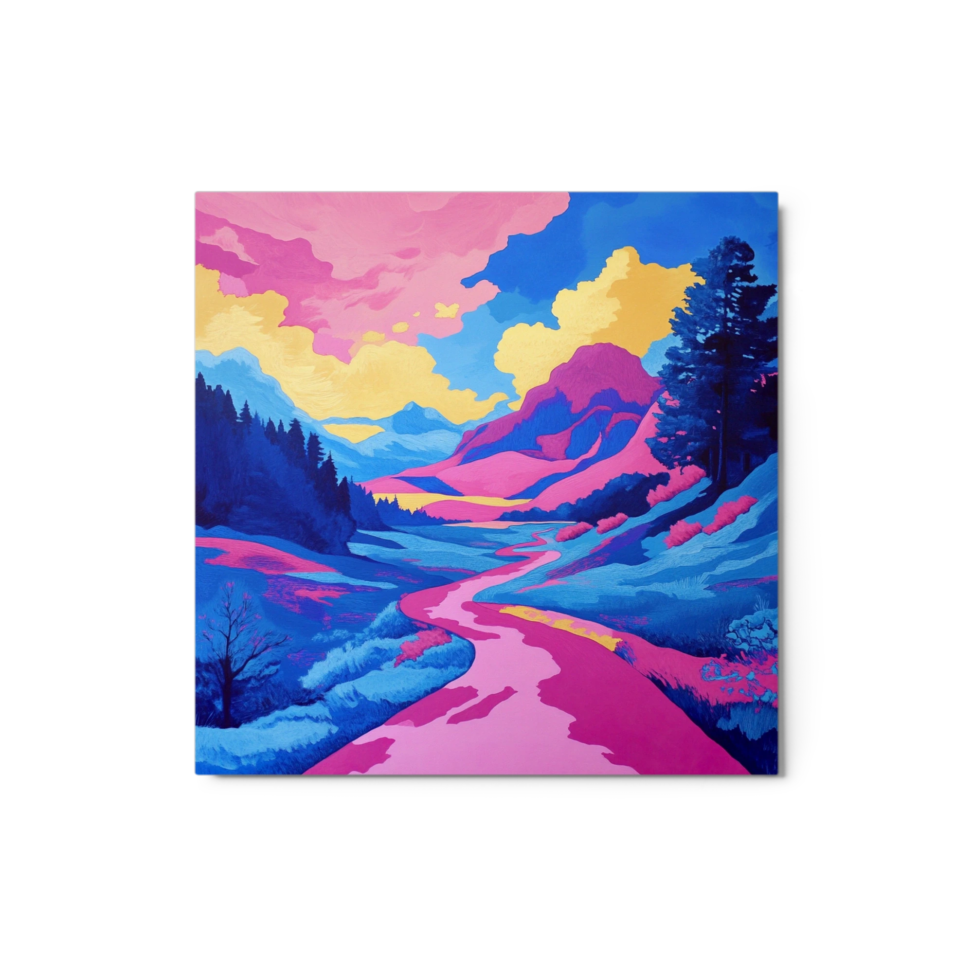 Surreal Landscape with River