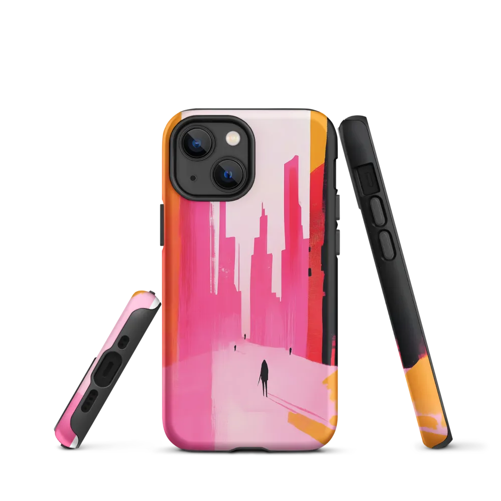 Urban Echoes in Pink | Phone Case