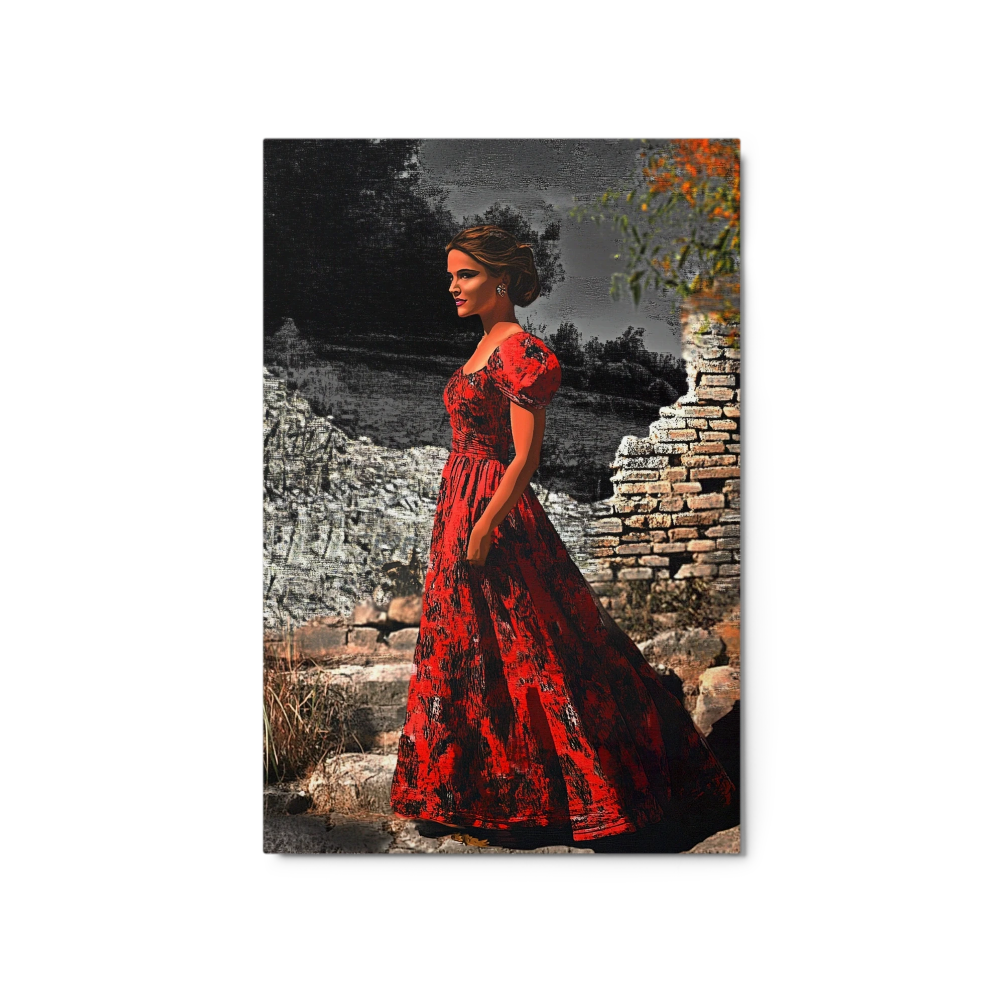 Woman in Red Dress