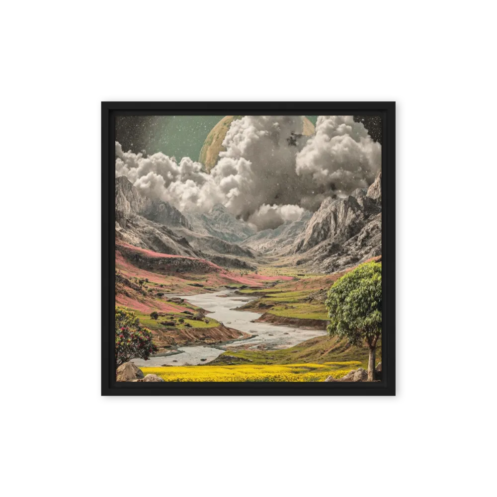 Cosmic Valley 
 Canvas | 8″x 8″