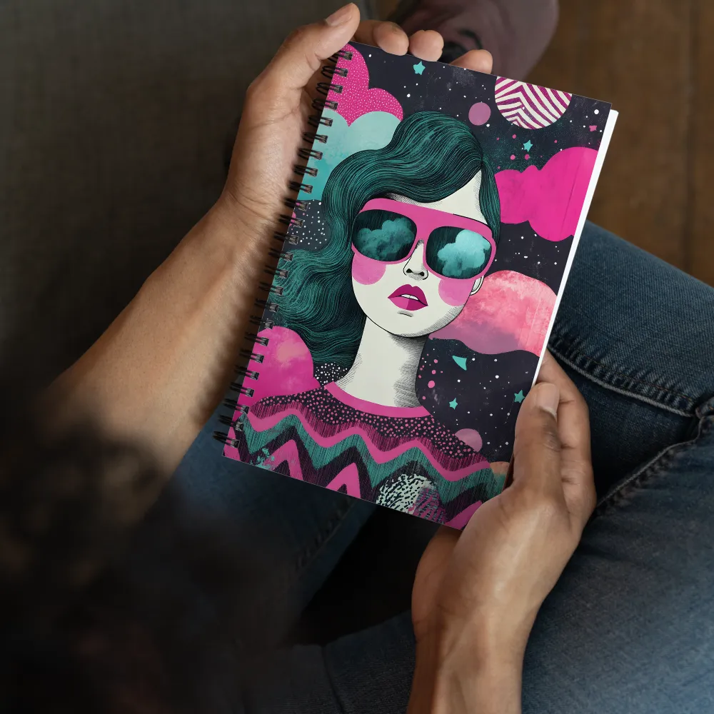 Cosmic Pop Portrait 
 Spiral Notebook | 140 pages