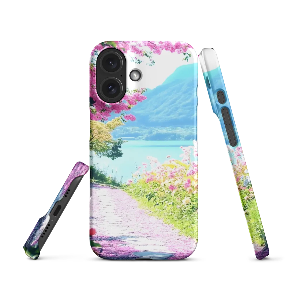 Vibrant Pink Flower Pathway | Phone Case