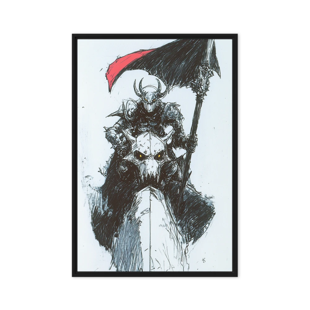 Knight of the Skull Steed | Art Print
