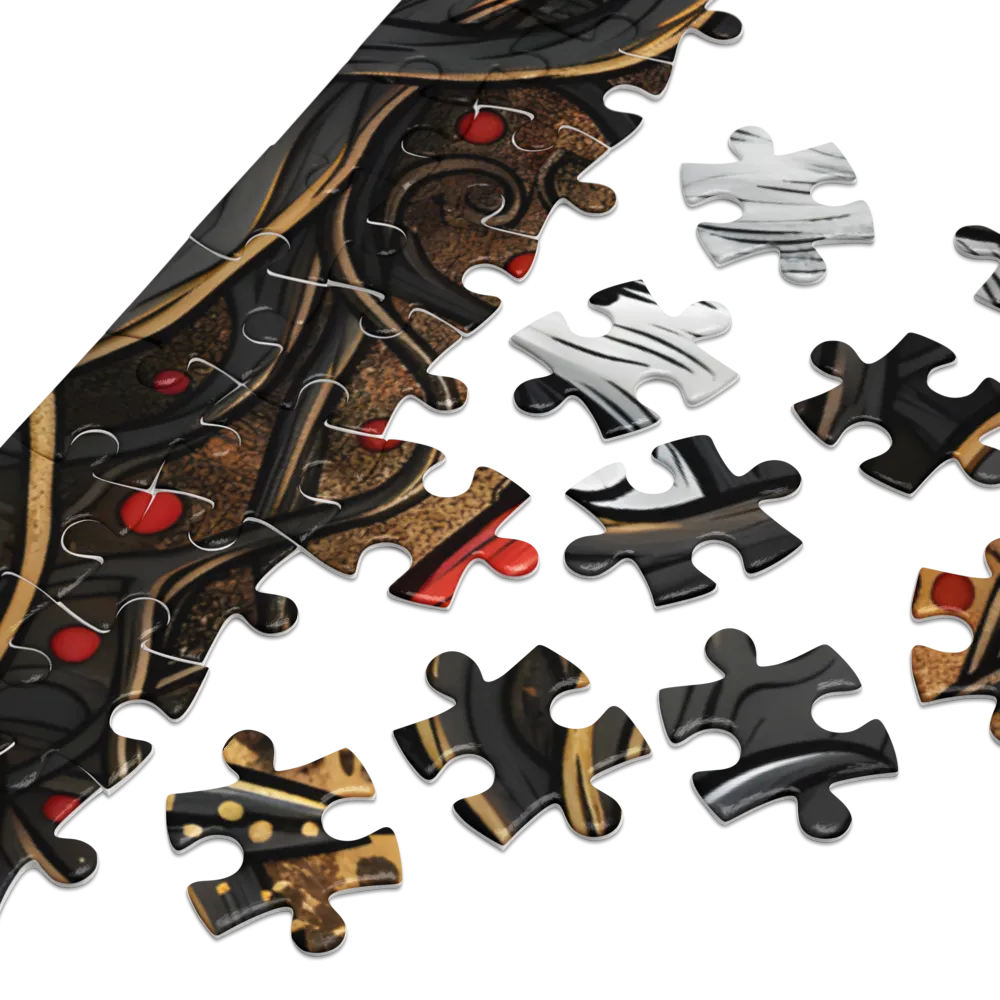 Gilded Woodpecker | Jigsaw Puzzles