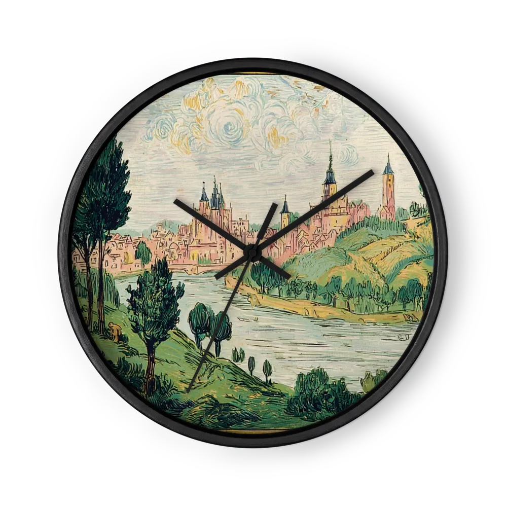 River Valley View | Wall Clock