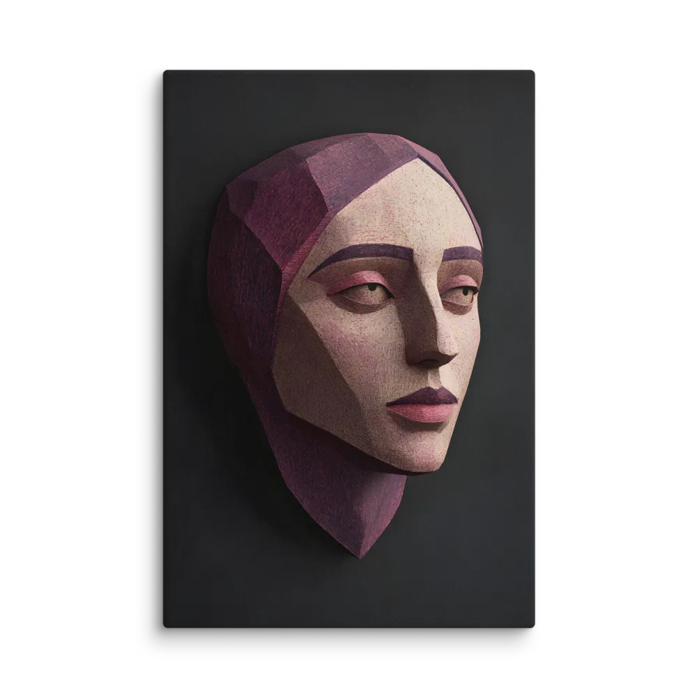 Faceted Female Portrait 
 Canvas | 32″x 48″