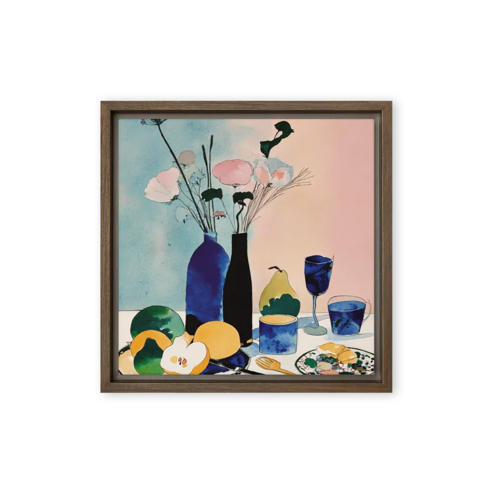 Floral and Fruit Still Life | Art Print