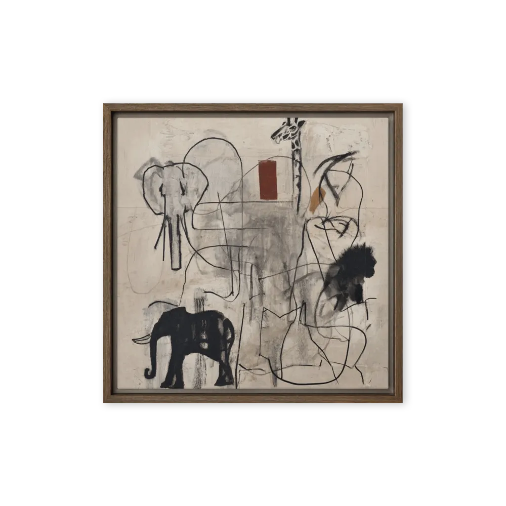 Savanna Whispers 
 Canvas | 8″x 8″