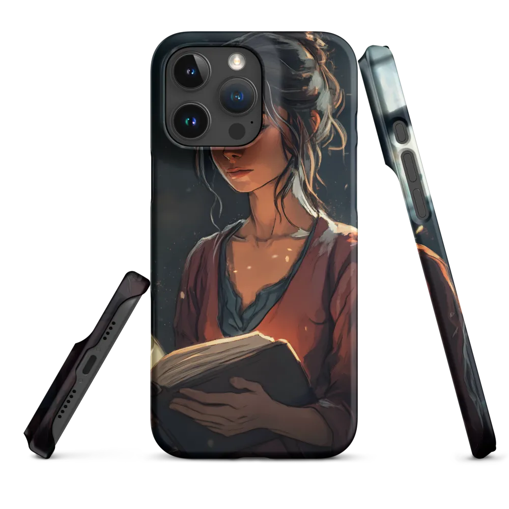Woman Reading a Book | Phone Case