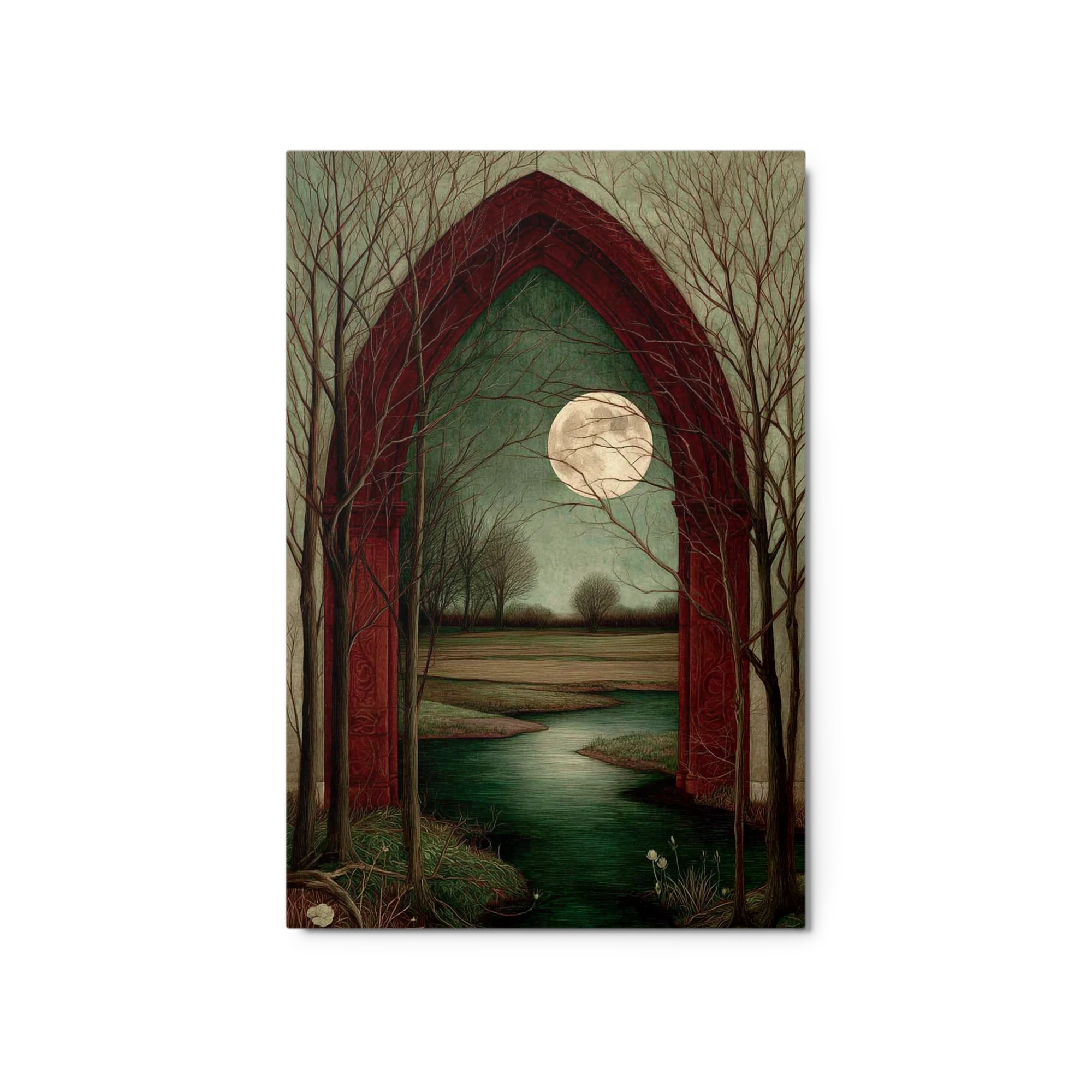 Moonlit Gothic Arch