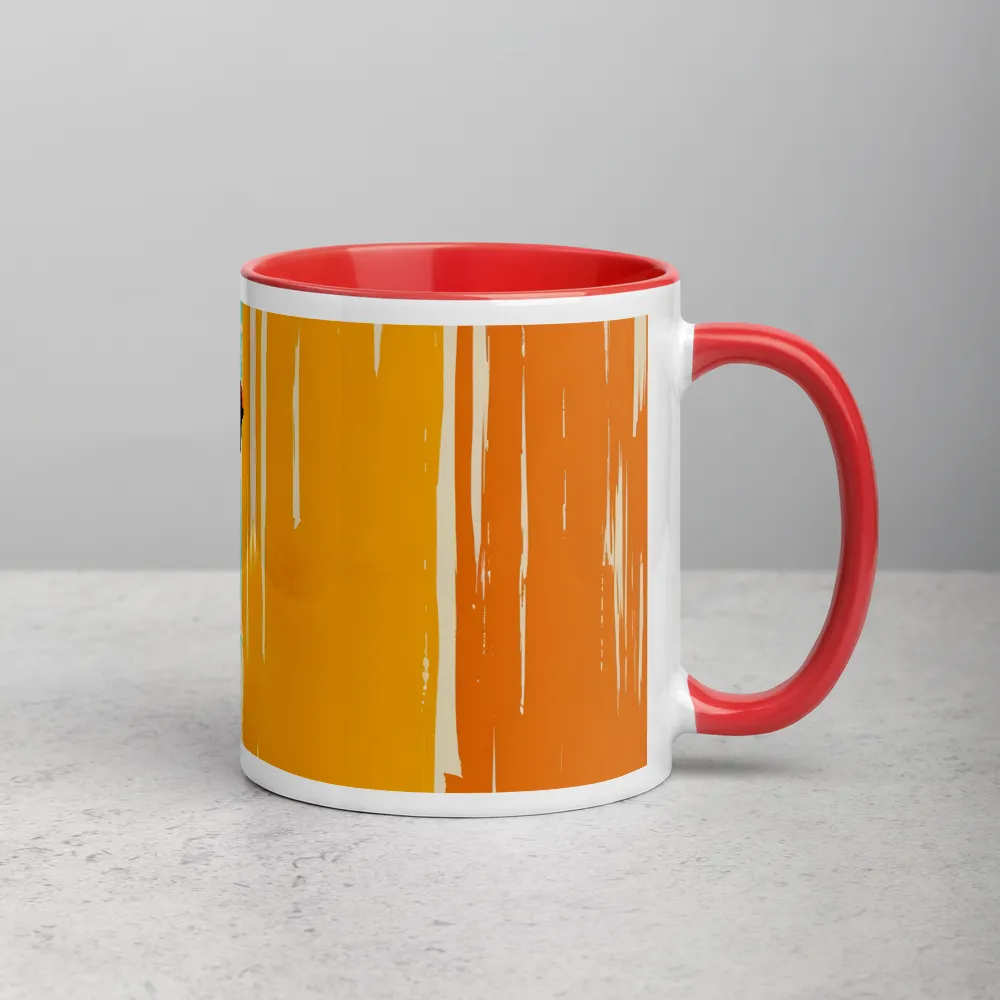 Dynamic Pace 
 Mug with Dark Green inside