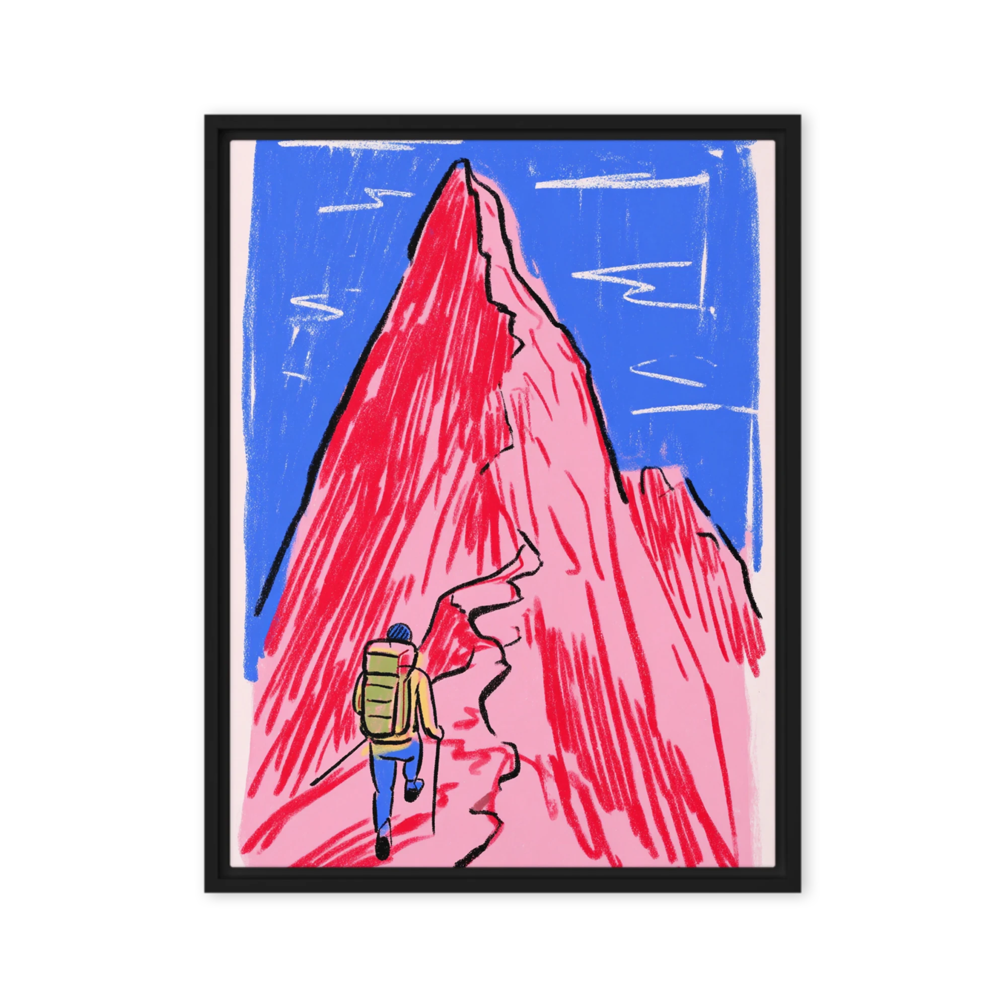 Red Mountain Ascent | Art Print