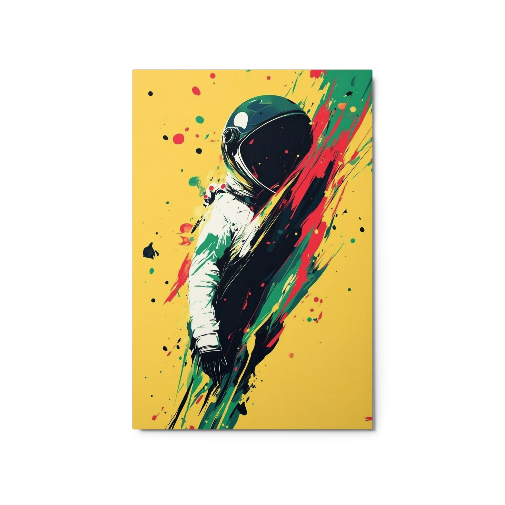 Stylized Astronaut in Color Splash