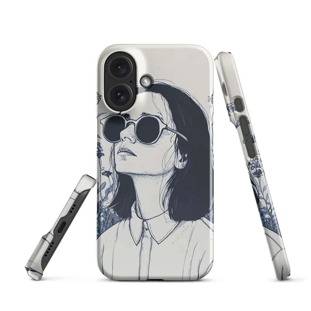 Contemplation Among Flowers 
 iPhone 16 Pro Max | Tough Case