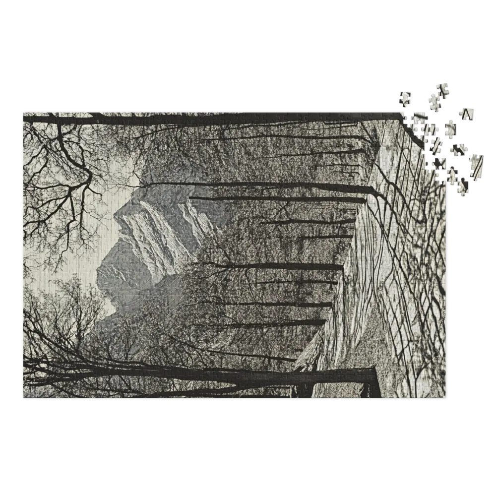 Ascensão do Caminho na Floresta 
 Puzzle em caixa de metal