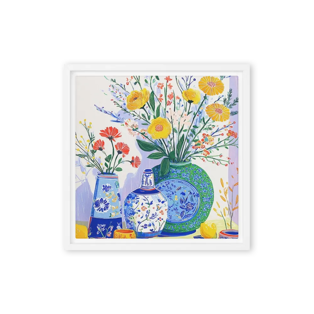 Chamber of Wildflowers 
 Canvas | 8″x 8″