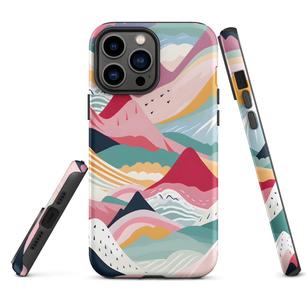 Colorful Abstract Mountain Design | Phone Case