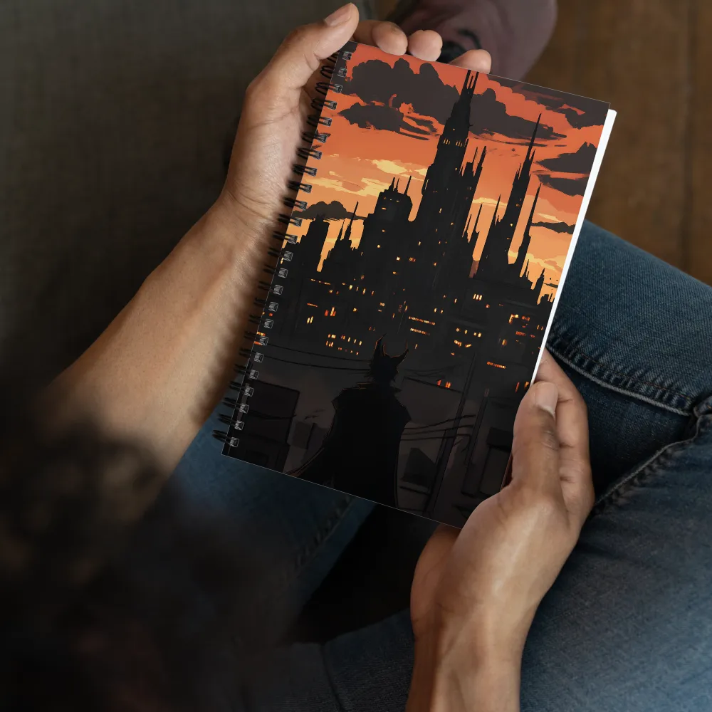 Dystopian Twilight Horizon 
 Spiral Notebook | 140 pages