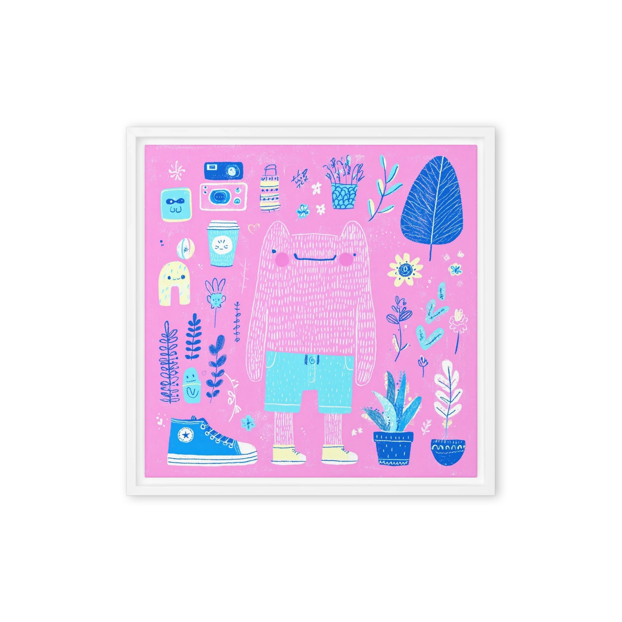 Pink Doodle Creature
