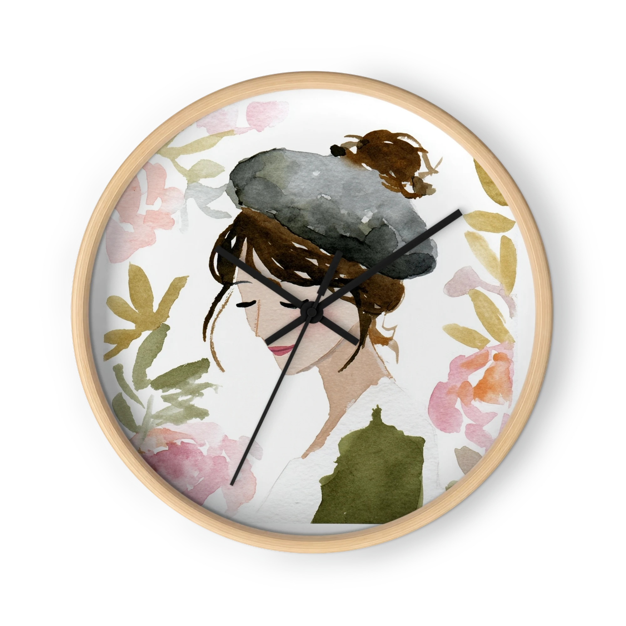 Serene Woman in Beret