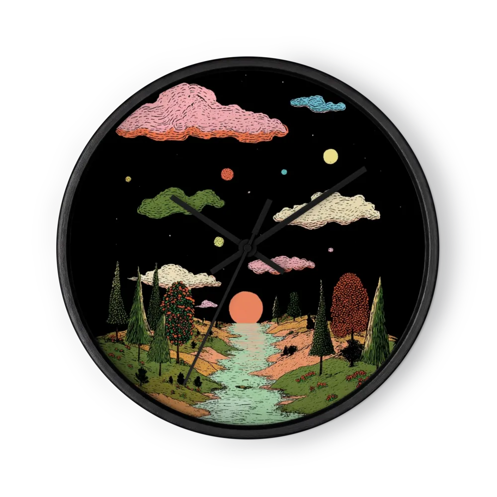 Celestial River Sunset