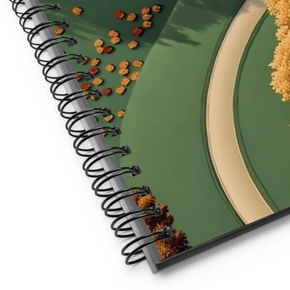 Autumnal Forest Path 
 Spiral Notebook | 140 pages
