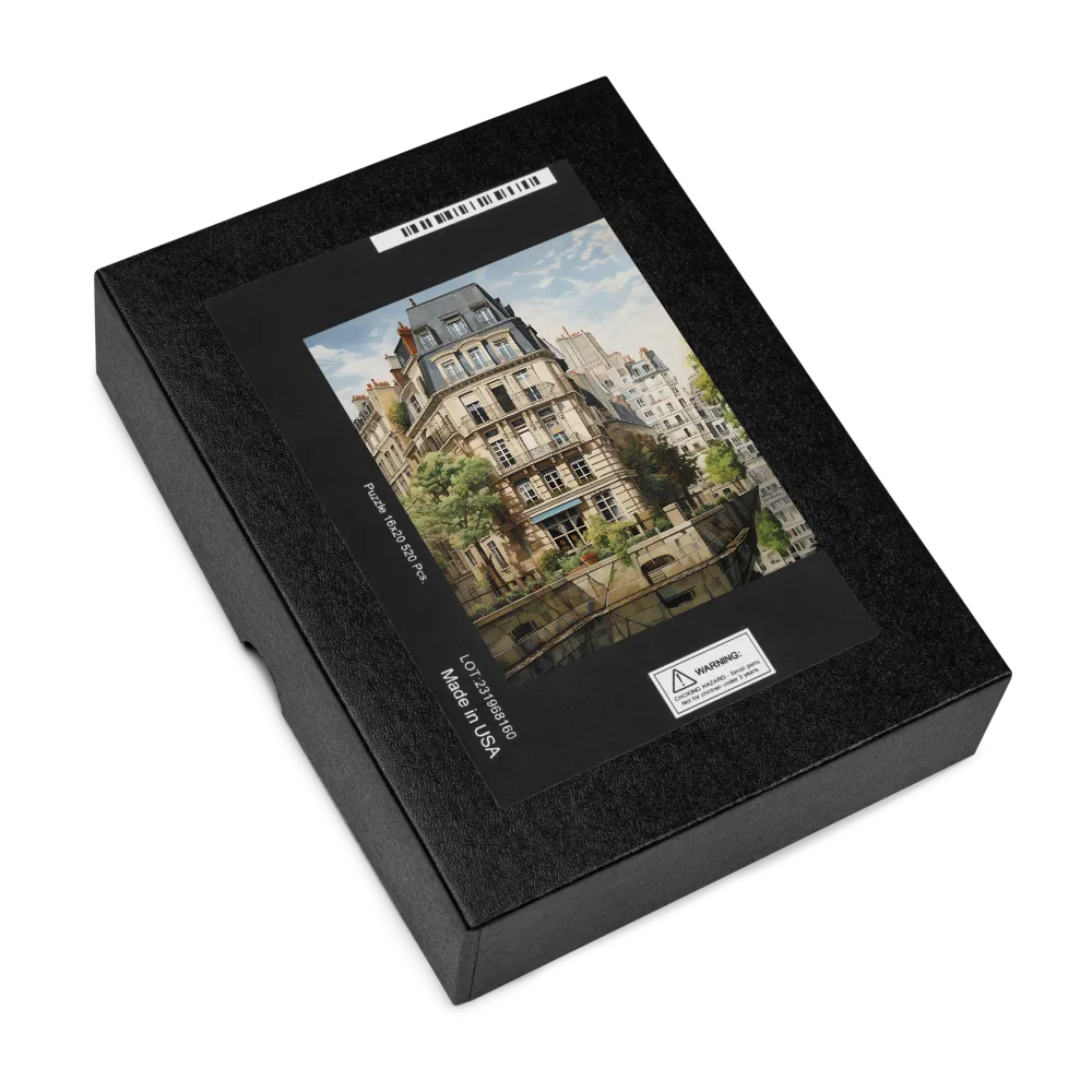 Parisian Canal Reflections 
 Jigsaw Puzzle