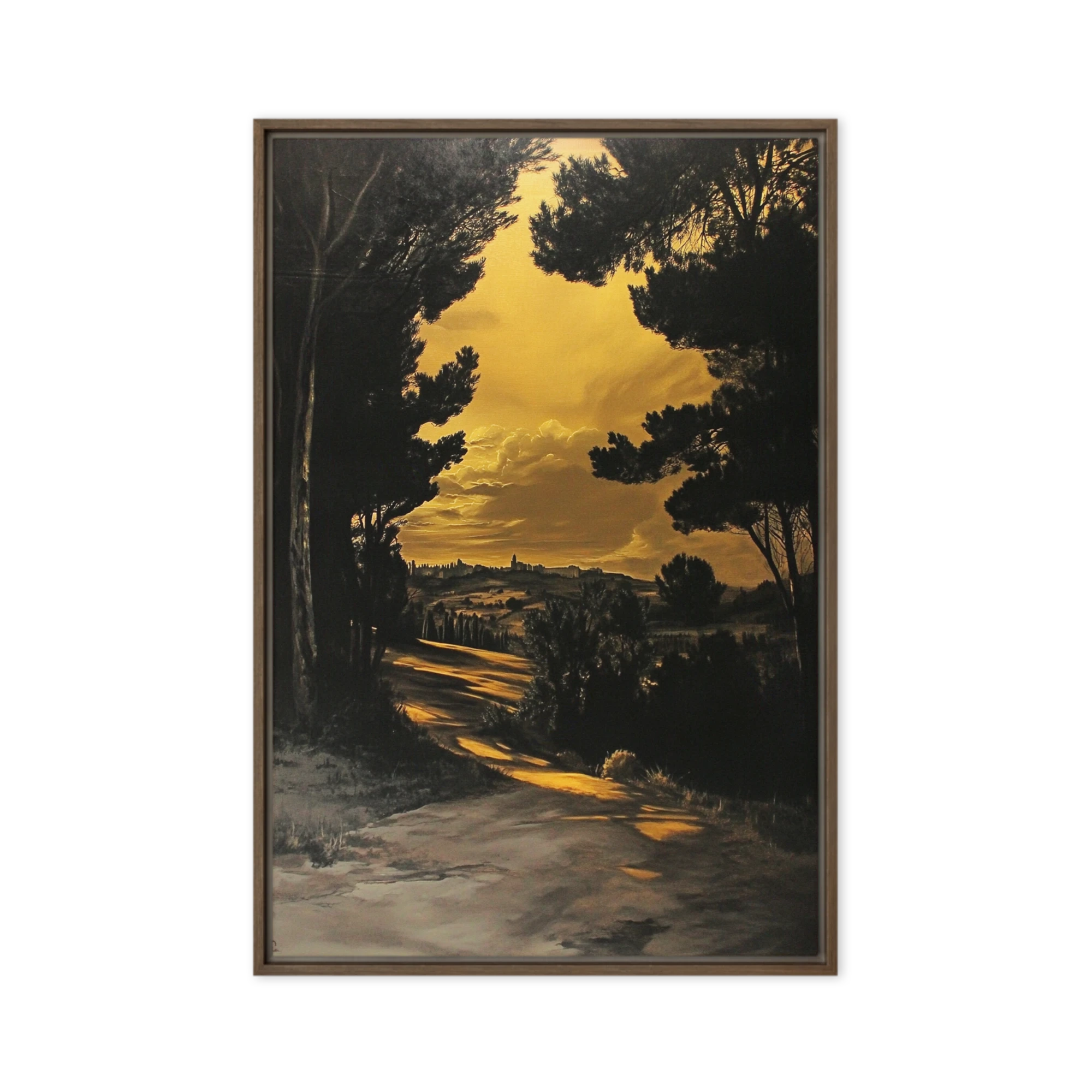 Golden Tuscan Road