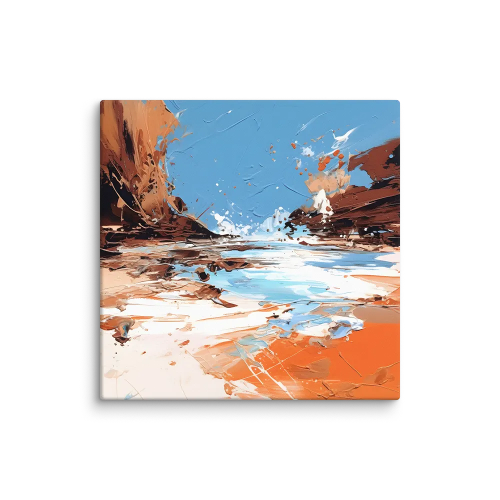Coastal Abstraction 
 Canvas | 32″x 32″