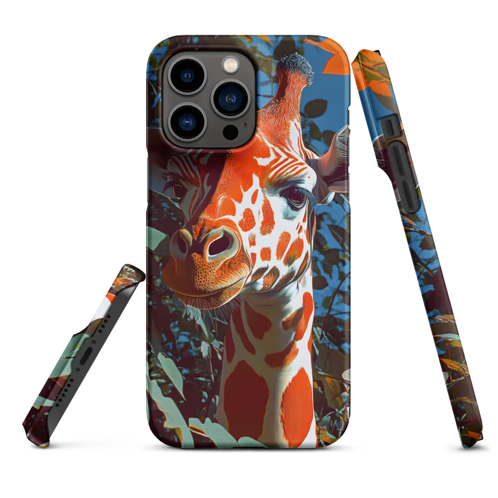 Digital Art Giraffe Portrait | Phone Case