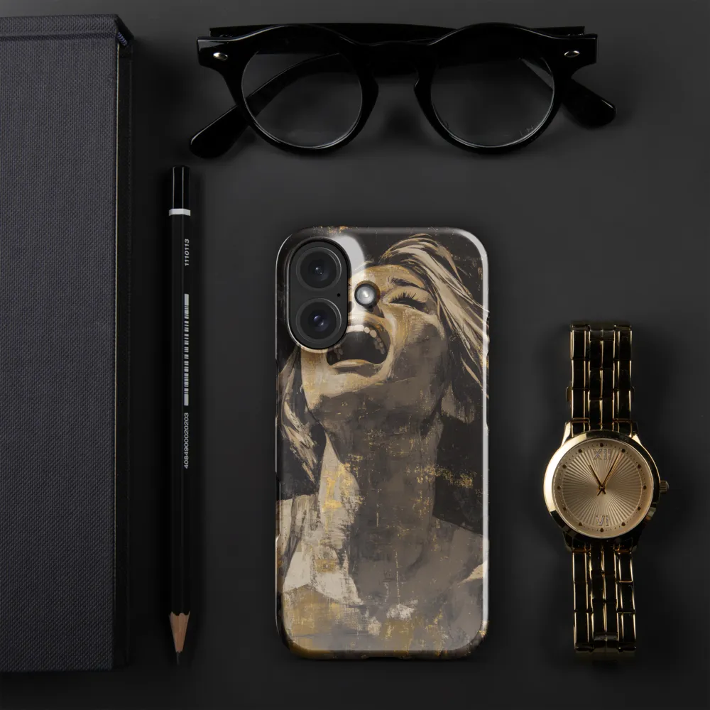 Golden Scream 
 iPhone 14 Plus | Tough Case