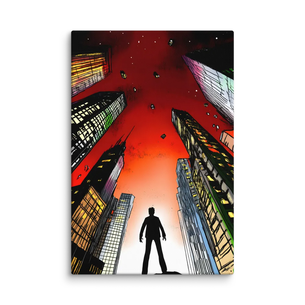 Urban Gaze 
 Canvas with Black Frame