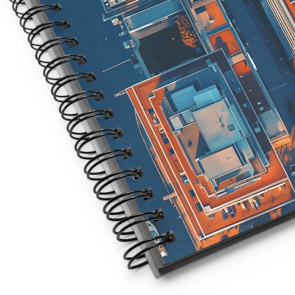 Urban Waterfront Dawn 
 Spiral Notebook | 140 pages