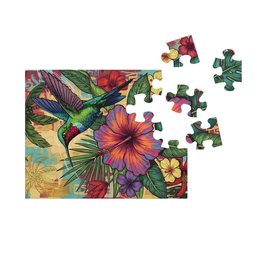 Tropical Nectar 
 Jigsaw Puzzle in Tin Box