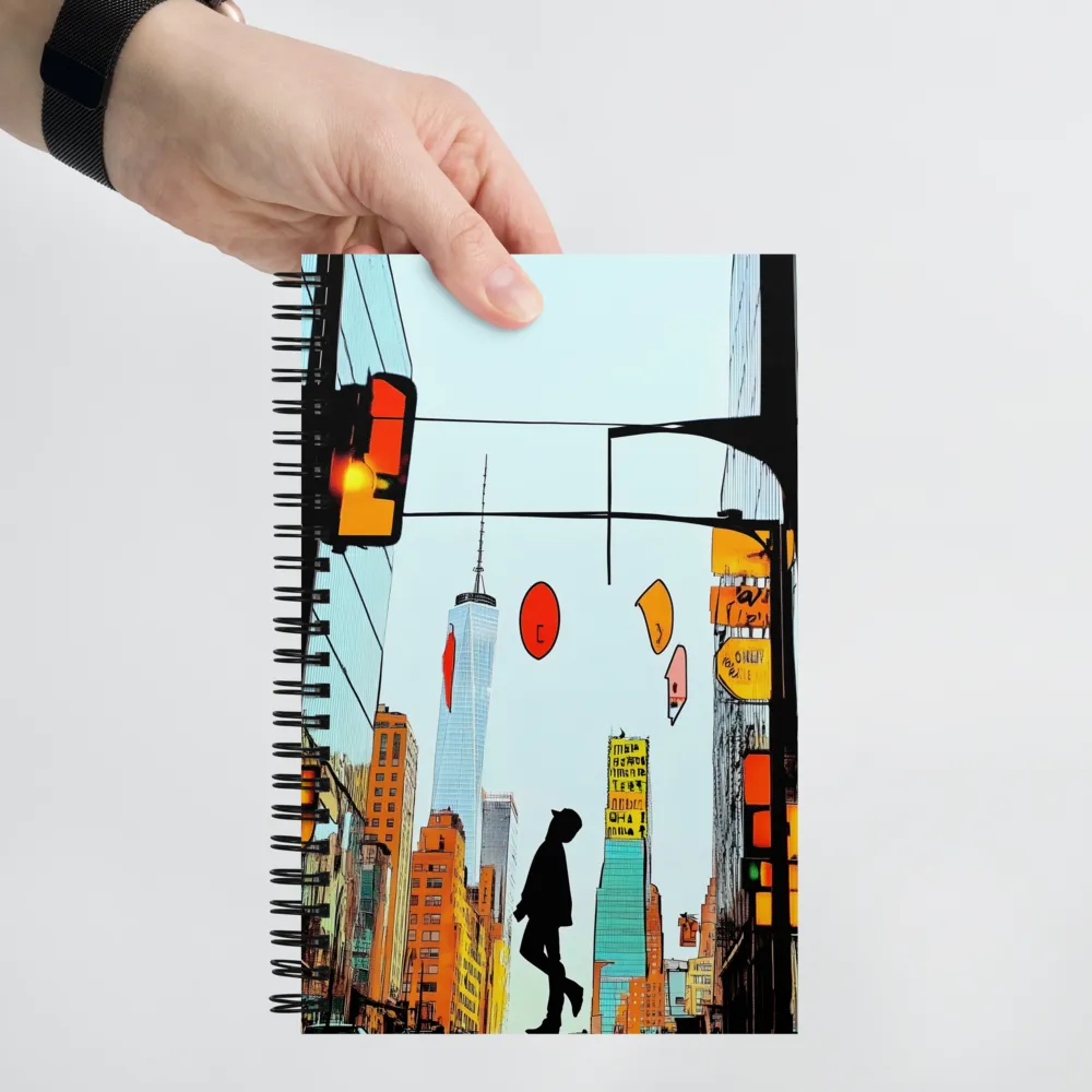 Urban Silhouette Dream 
 Spiral Notebook | 140 pages