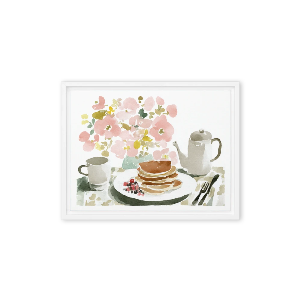 Pancakes and Soft Blossoms | Art Print