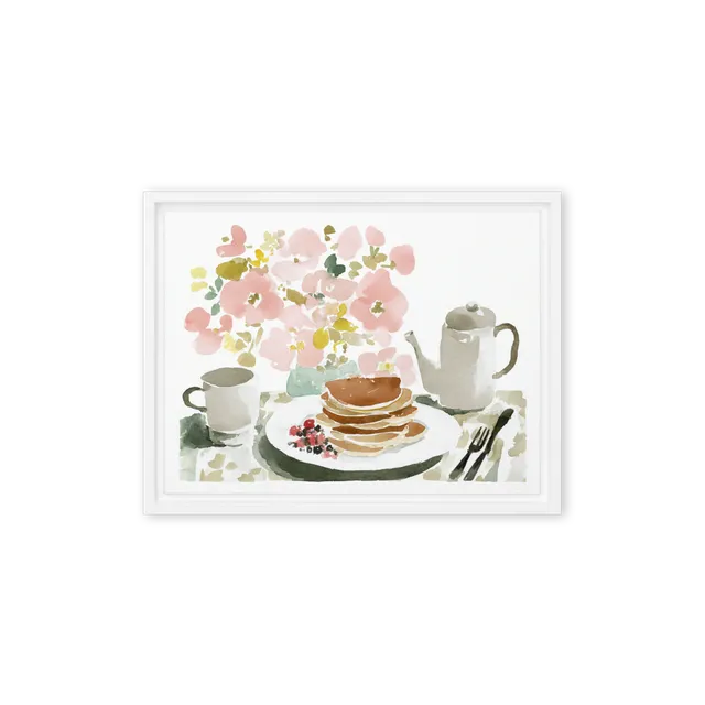 Pancakes and Soft Blossoms | Art Print