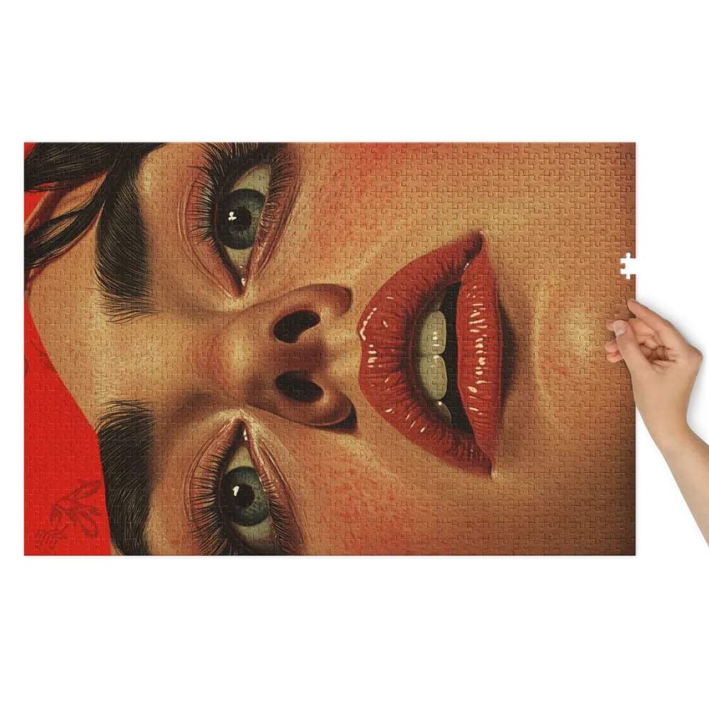 Hyperrealistic Female Portrait | Jigsaw Puzzle (252/520 pieces)