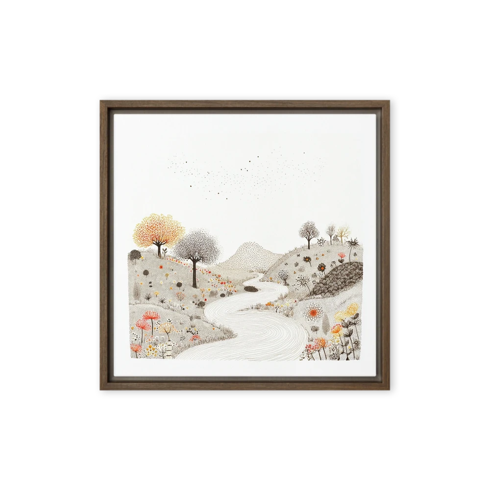Winding River Landscape | Art Print
