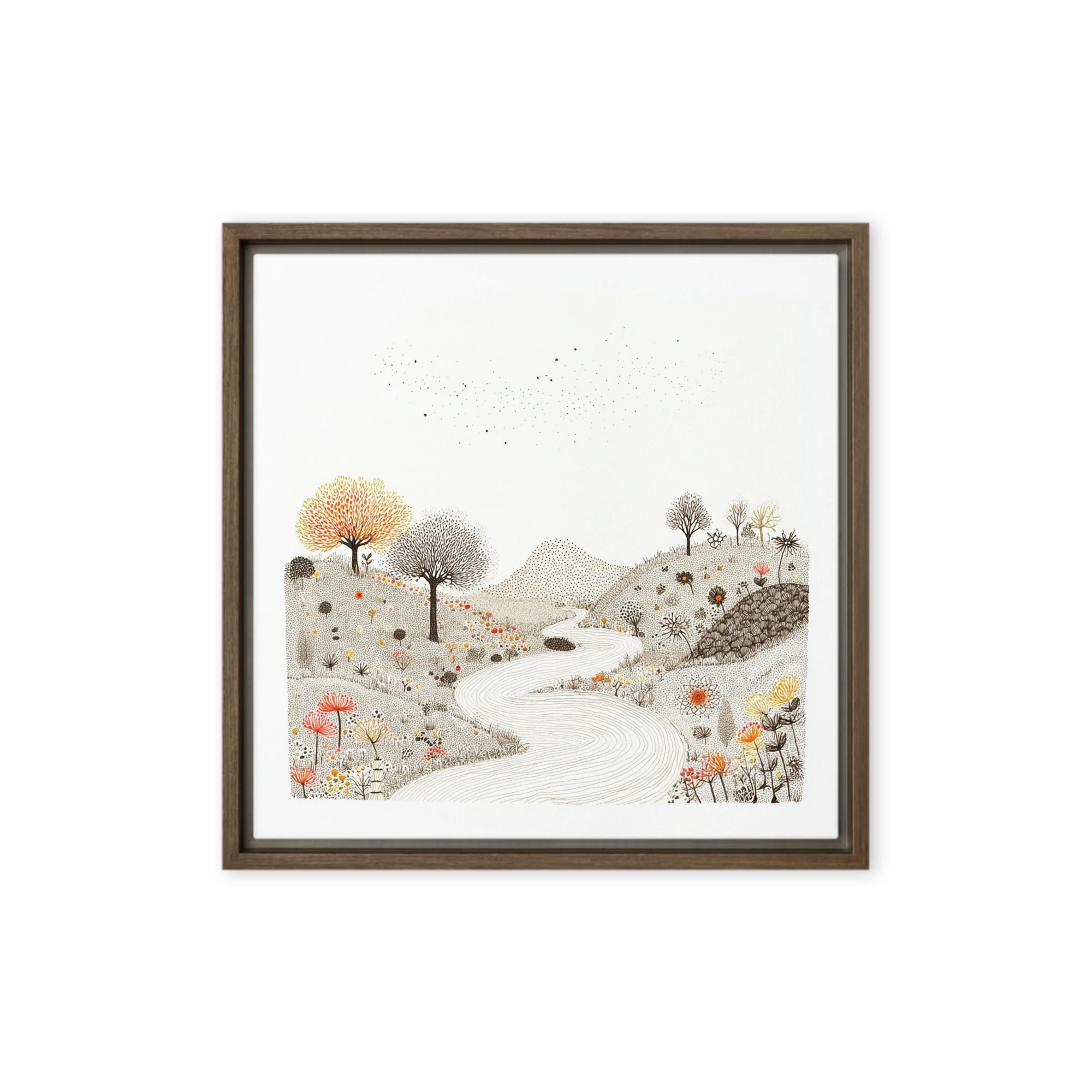Winding River Landscape | Art Print